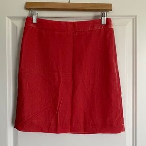 J. CREW VELVET MINI SKIRT SIZE 00 NWT